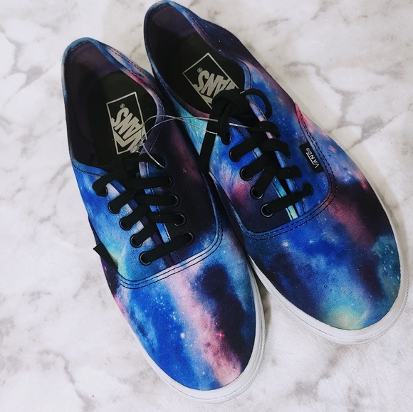 galaxy print vans